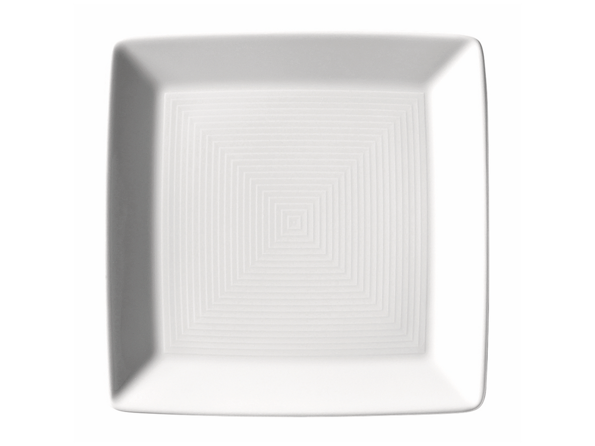 Thomas Loft Weiss Schale quadratisch flach 13 cm Freisteller