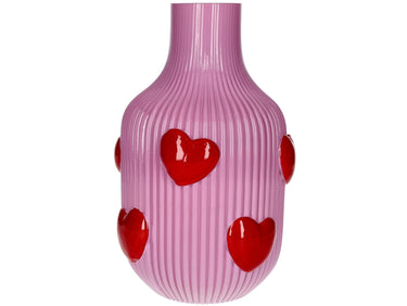 Giftcomany L'amour Vase Herzen lila 30cm Freisteller 1