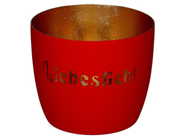 Giftcompany Madras Windlicht M Liebeslicht rot/gold 8,5cm Freisteller 1