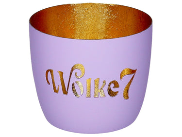 Giftcompany Madras Windlicht M Wolke 7 lila/gold 8,5cm Freisteller 1