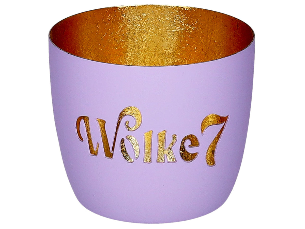 Giftcompany Madras Windlicht M Wolke 7 lila/gold 8,5cm Freisteller 1