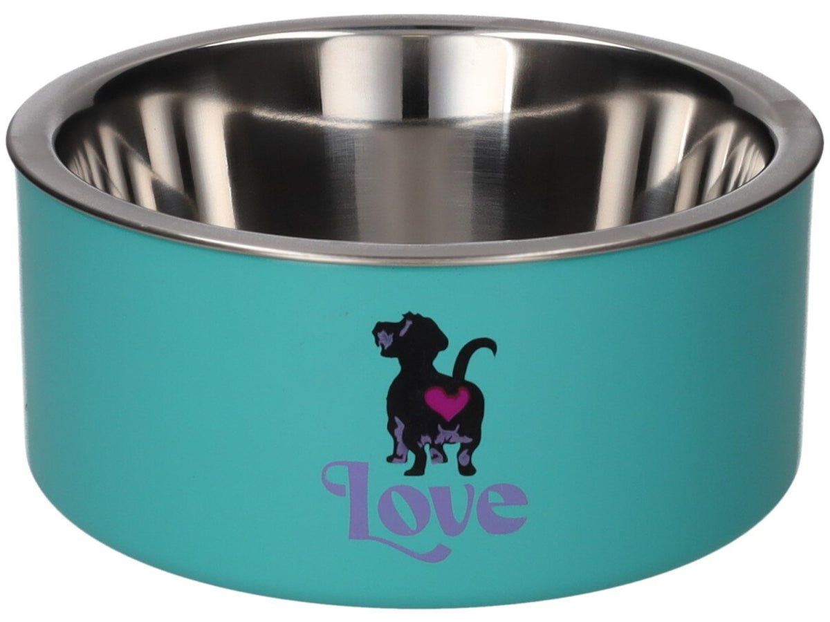Giftcompany Love Pets Futternapf M Love türkis 20cm Freisteller 1