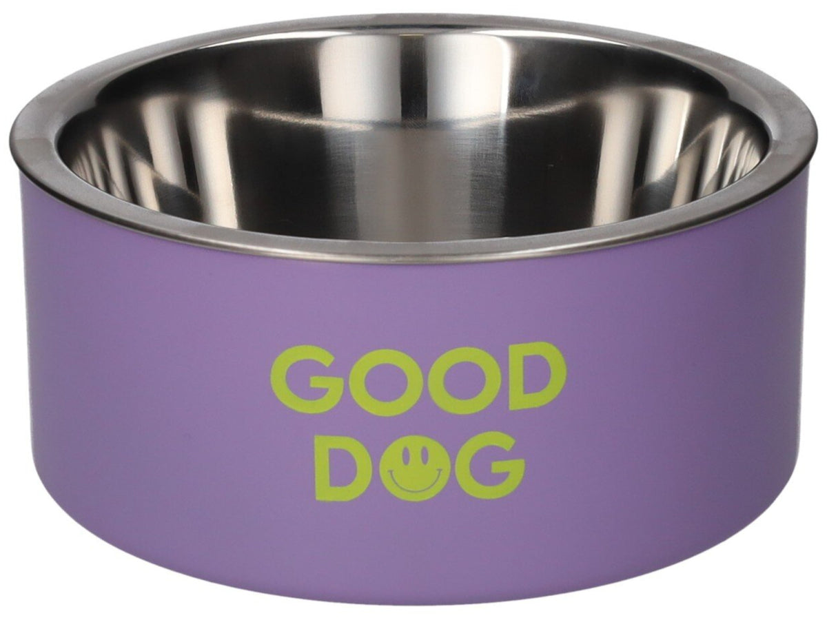 Giftcompany Love Pets Futternapf M Good dog lavender 20cm Freisteller 1