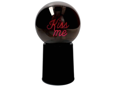 Giftcompany Glowmance LED-Leuchtkugel Neonlicht Kiss me schwarz 21cm Freisteller 1