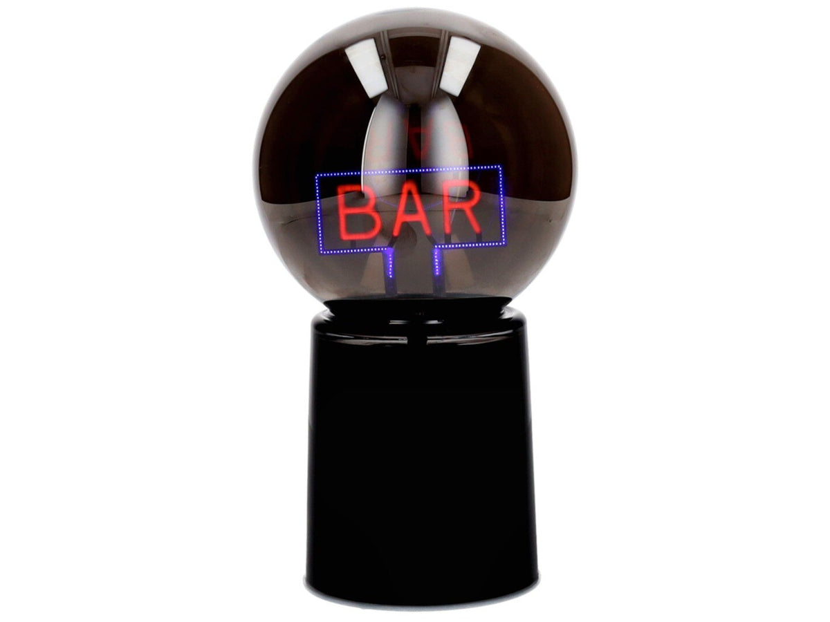 Giftcompany Glowmance LED-Leuchtkugel Neonlicht Bar schwarz 21cm Freisteller 1