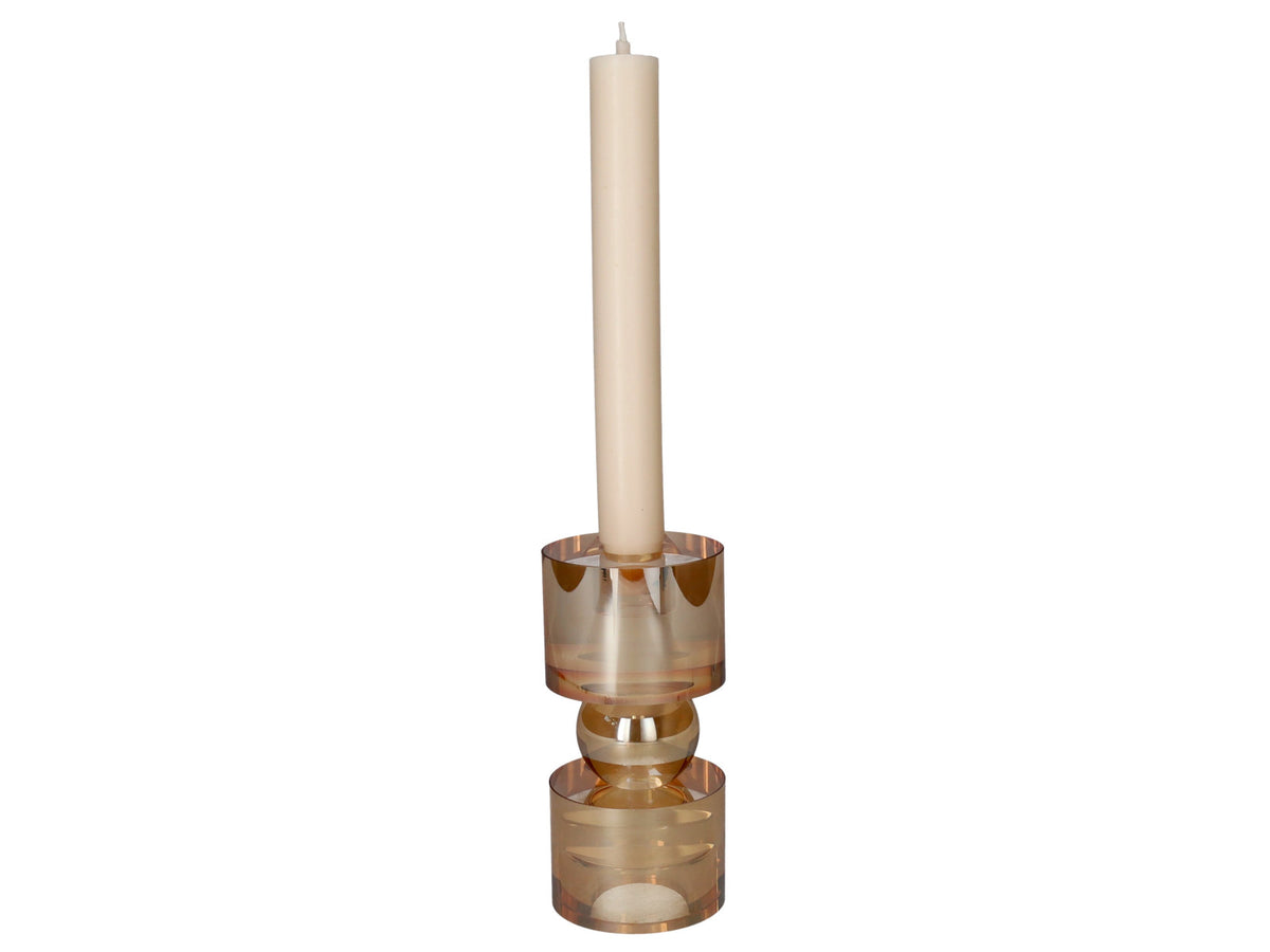 Giftcompany Sari Teelichthalter amber 15cm Freisteller 3