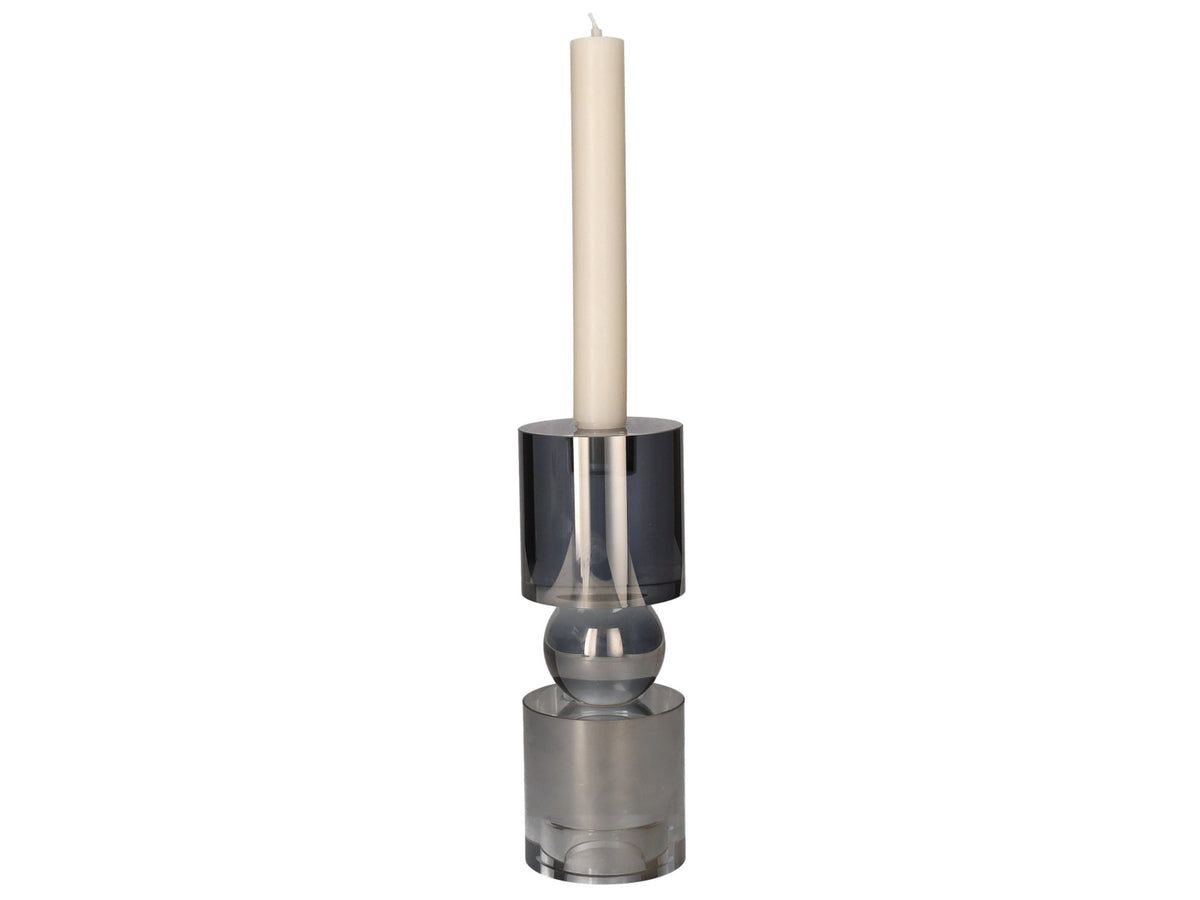 Giftcompany Sari Teelichthalter grau 21,5cm Freisteller 3