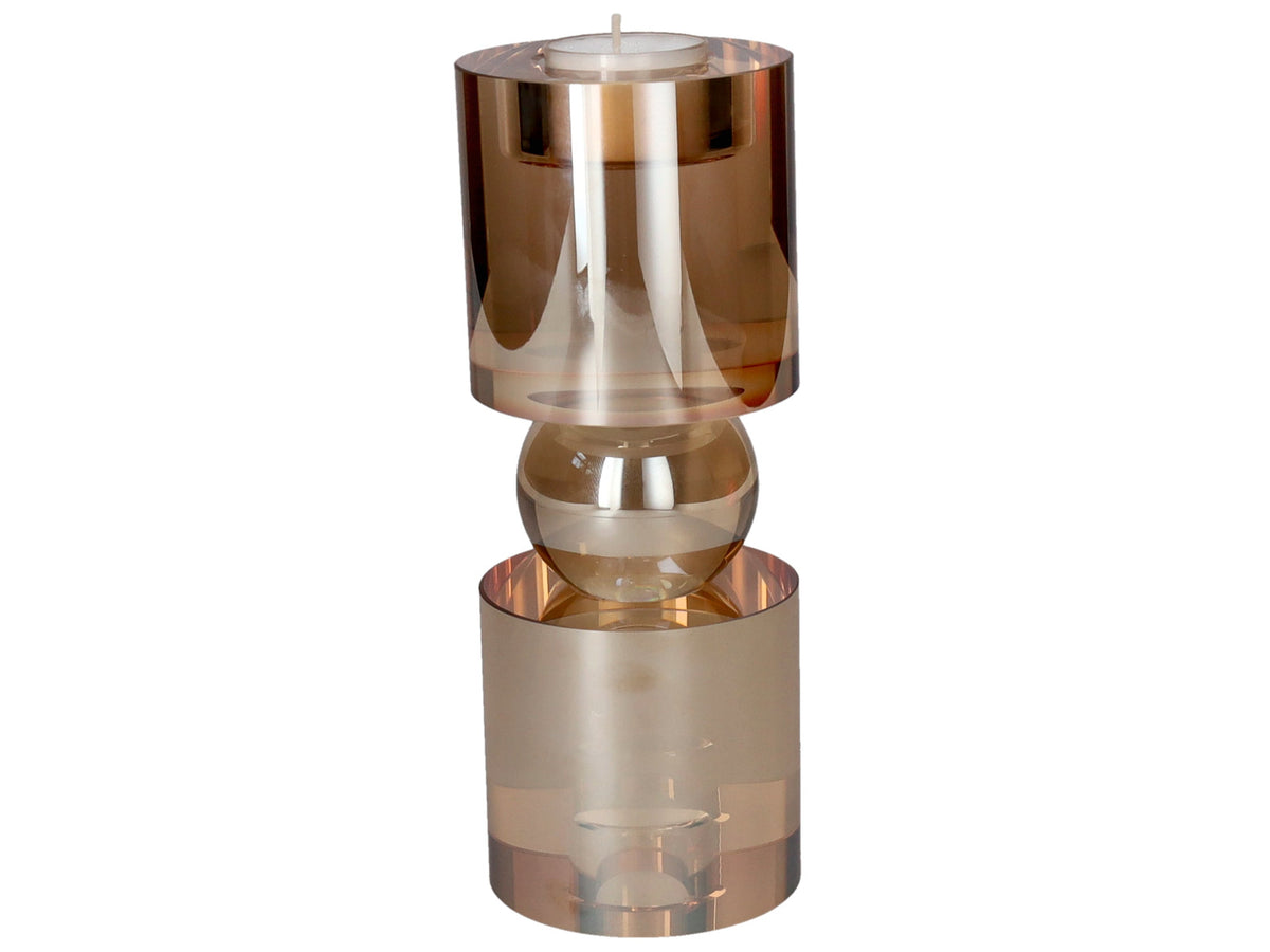Giftcompany Sari Teelichthalter amber 21,5cm Freisteller 2
