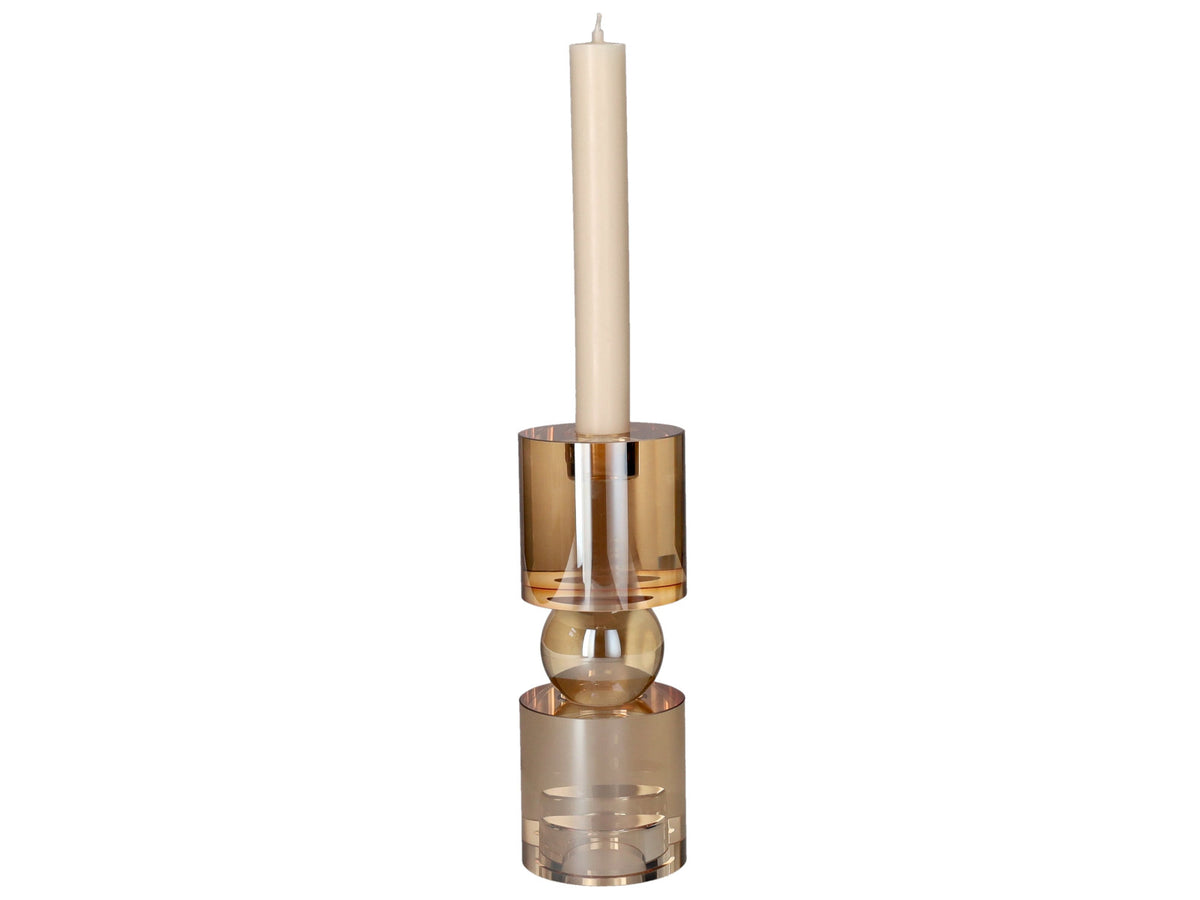 Giftcompany Sari Teelichthalter amber 21,5cm Freisteller 3