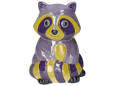 Giftcompany Mignon Vase Waschbär lila 13,6cm Freisteller 1