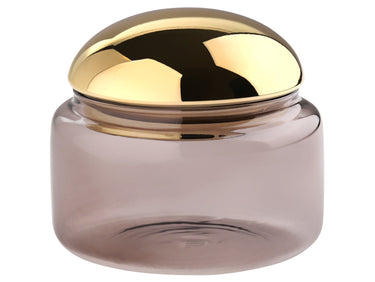 Giftcompany Voile Glasdose S grau/gold 8,5cm Freisteller 1