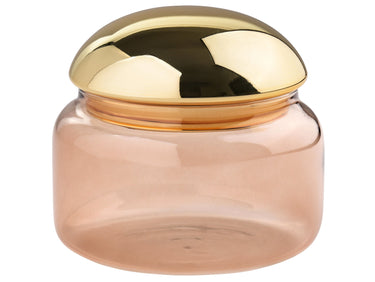Giftcompany Voile Glasdose M braun/gold 10,5cm Freisteller 1
