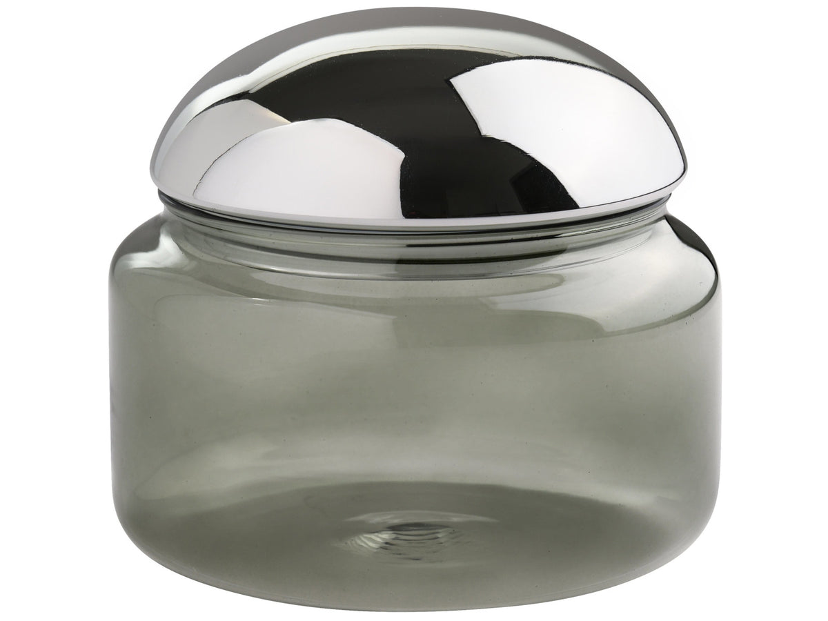 Giftcompany Voile Glasdose L grau/silber 12,5cm Freisteller 1