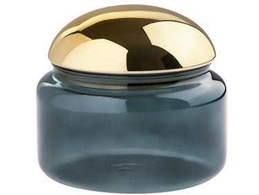 Giftcompany Voile Glasdose S blau/silber 8,5cm Freisteller 1