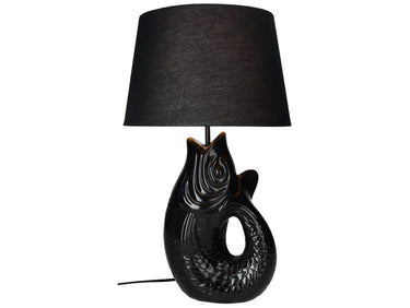 Giftcompany Monsieur Carafon Fisch Lampe L schwarz 52cm Freistelle 1