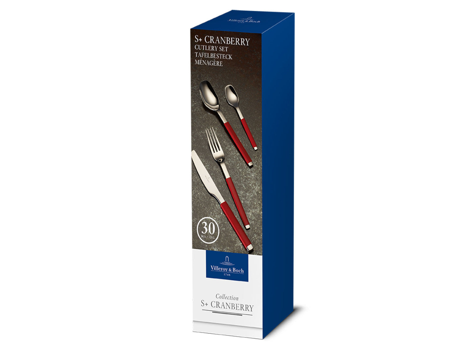 Villeroy & Boch S+ Cranberry Tafelbesteck 30tlg Freisteller1