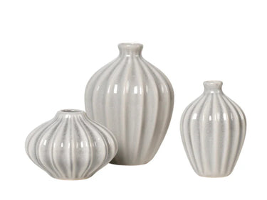 Broste Copenhagen Amalie Vase Rainy Day Grey 3tlg Freisteller 1