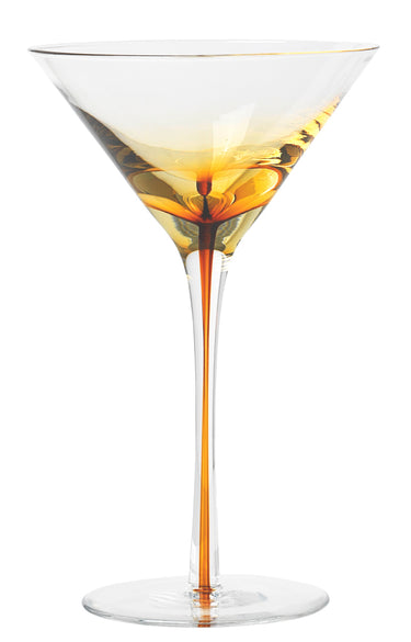 Broste Copenhagen Amber Martiniglas caramel 18,9cm Freisteller