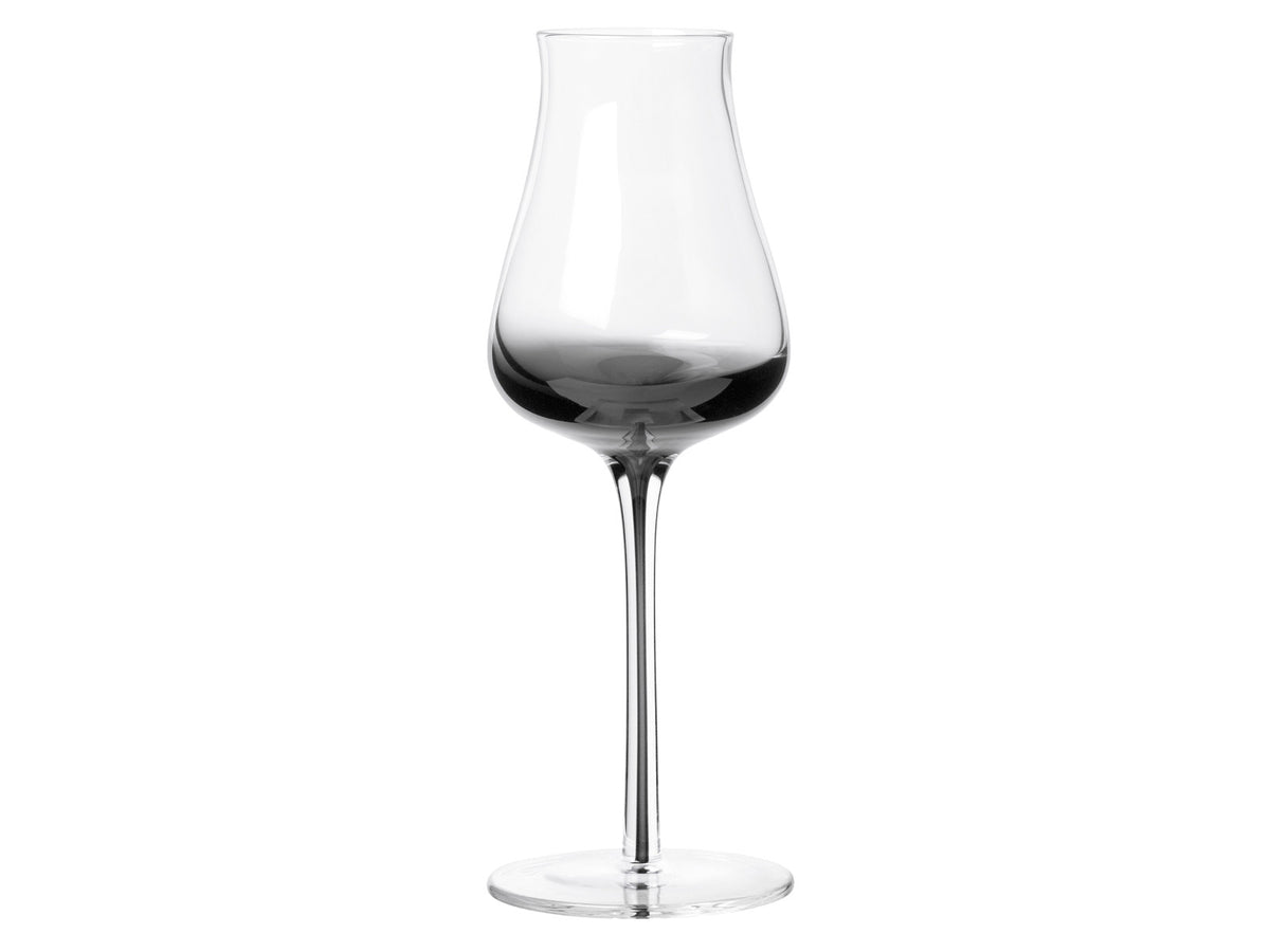 Broste Copenhagen SMOKE Spirituosen Glas klar/grau 0,15l 4er Set Freisteller 1