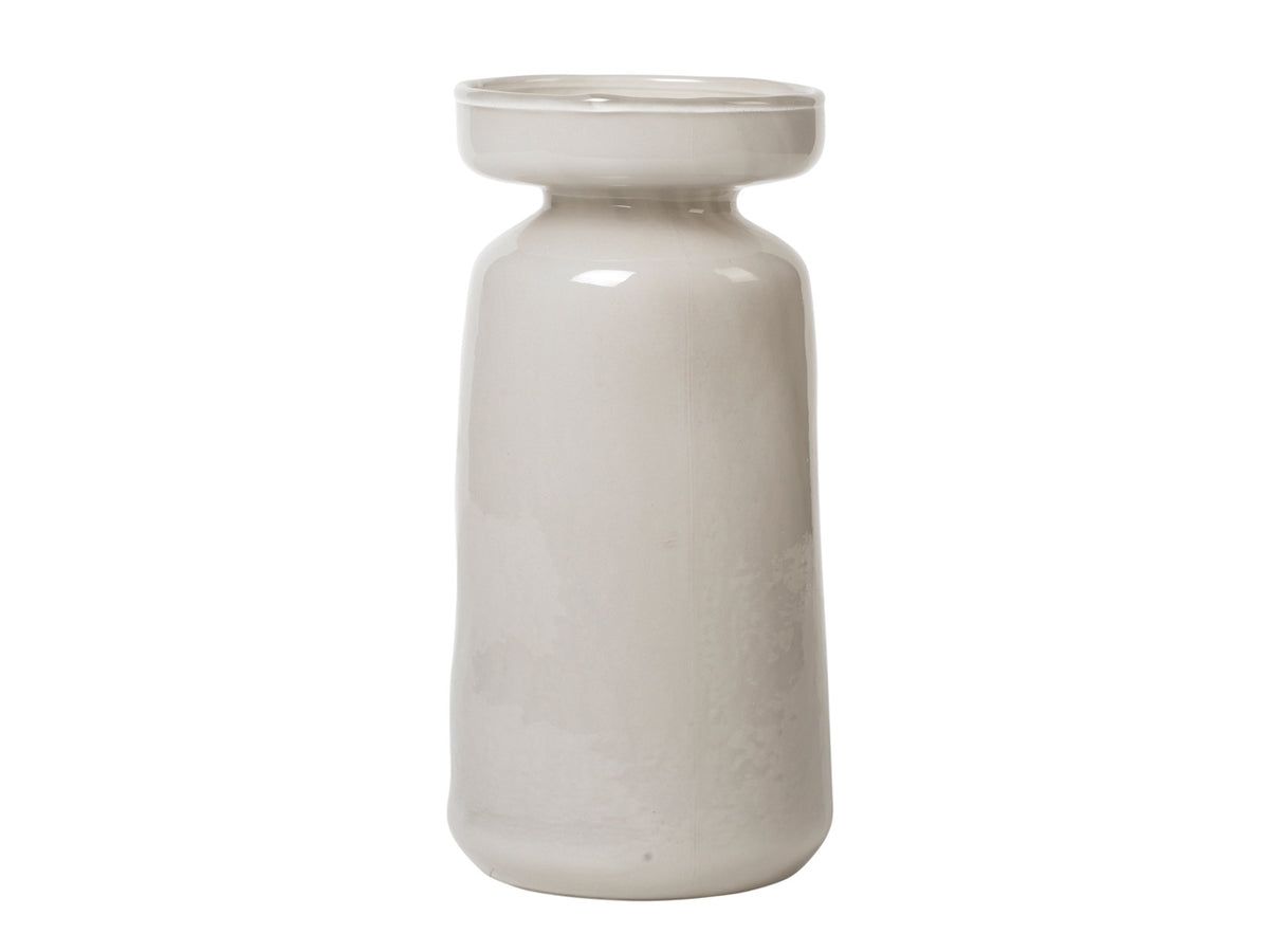 Broste Copenhagen Solai Vase taupe warm grey 19,5cm Freisteller 1