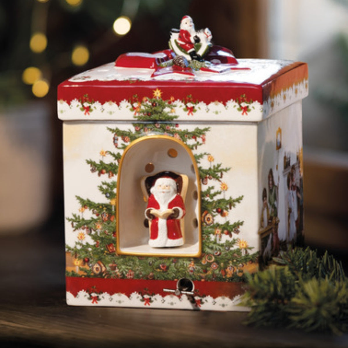 Villeroy & Boch Christmas Toys Spieluhr Paket eckig Kinder Lifestyle