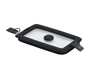 Rösle FLEXX 2GO Vakuumdeckel eckig mit Clips 18,6x11,7cm 0,6l Freisteller 1
