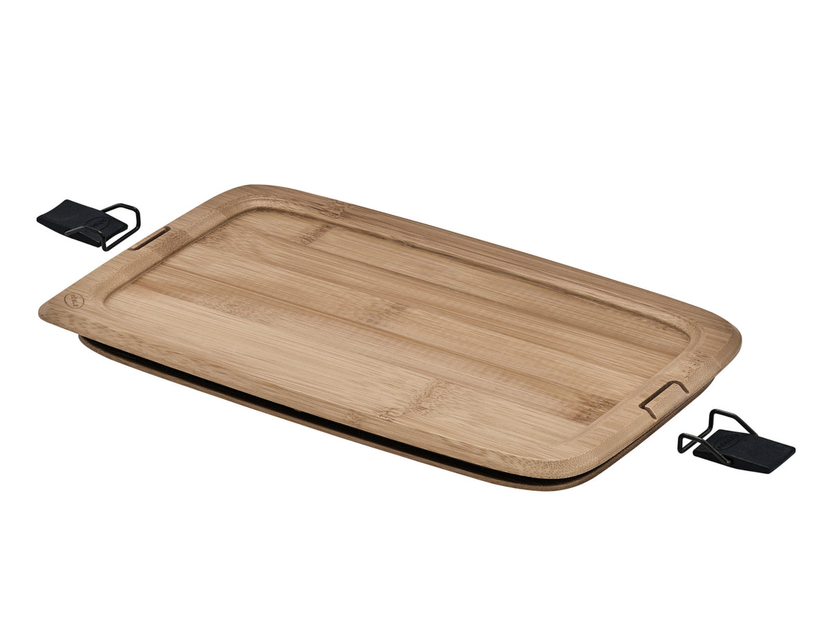 Rösle FLEXX 2GO Brotzeitdeckel eckig mit Clips 26x16,2cm 1,5l Freisteller 2