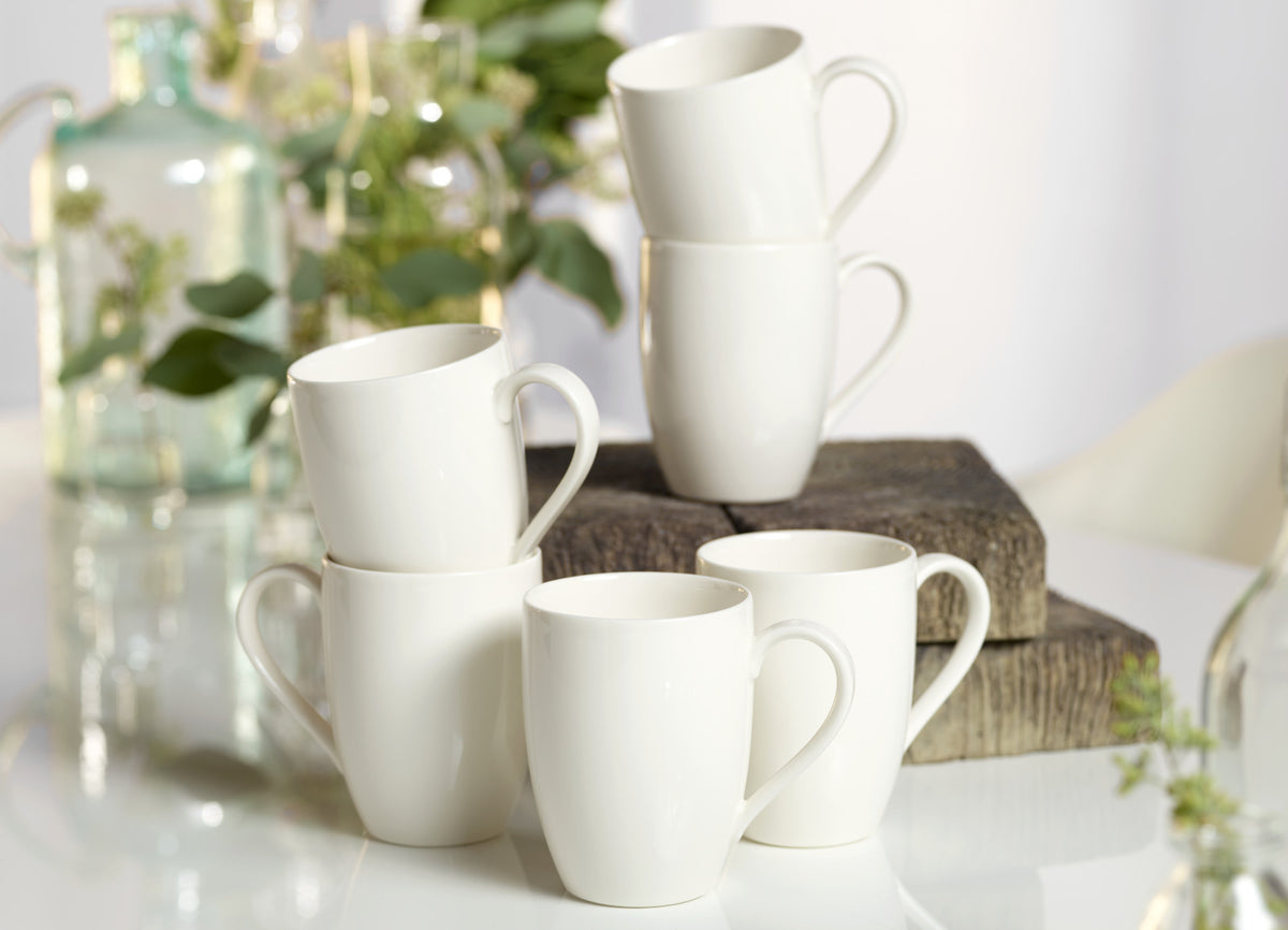 vivo V & B Group Basic White Becher mit Henkel Set 6tlg Lifestyle