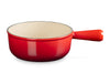 Le Creuset Caquelon Tradition kirschrot 20cm Freisteller 1