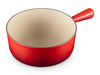 Le Creuset Caquelon Tradition kirschrot 24cm Freisteller 4