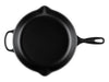Le Creuset Brat- und Servierpfanne Signature rund schwarz matt 30cm Freisteller 4