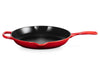 Le Creuset Brat- und Servierpfanne Signature rund kirschrot 30cm Freisteller 1