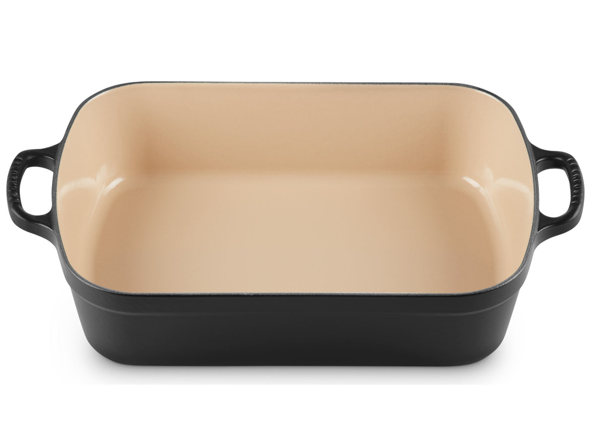 Le Creuset Bratreine Signatur schwarz matt 40,2cm Freisteller 2