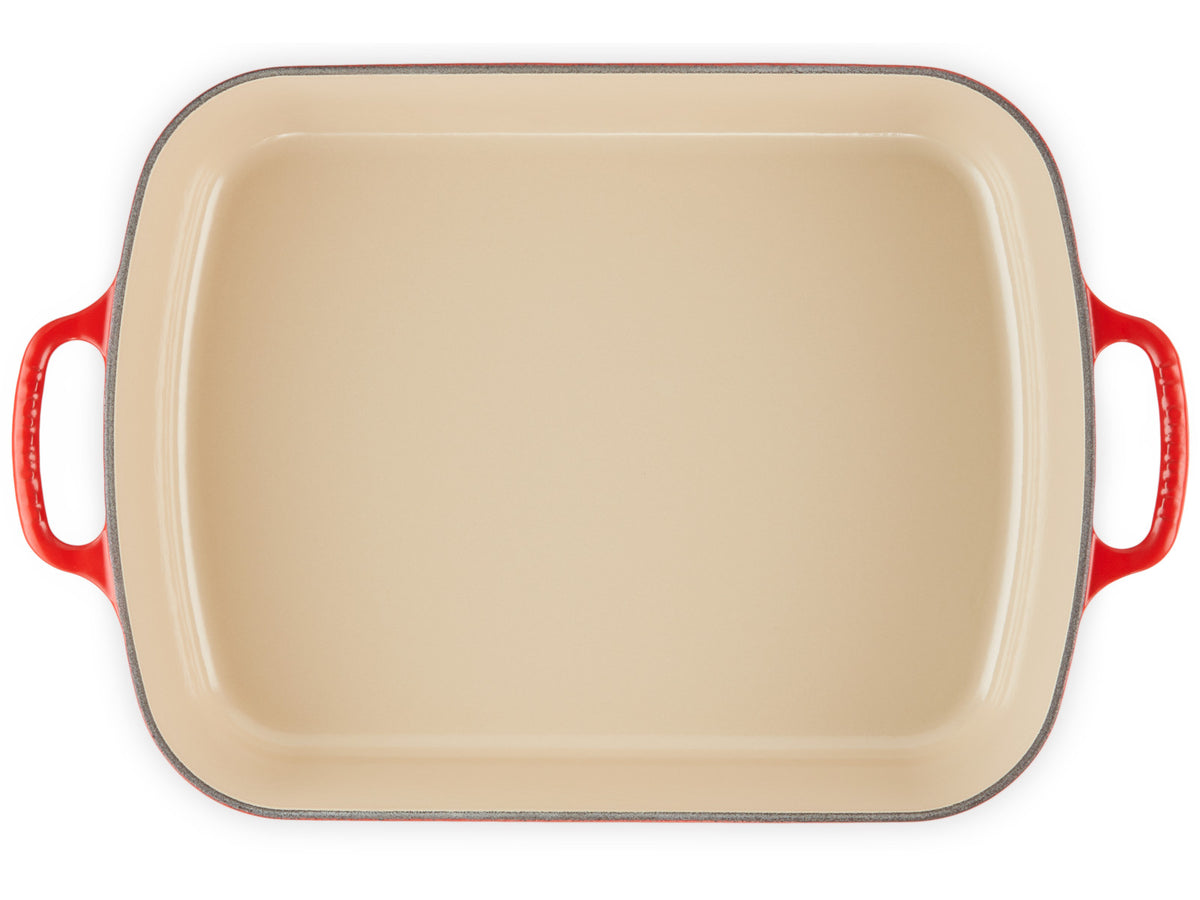 Le Creuset Bratreine Signatur kirchrot 40,2cm Freisteller 3