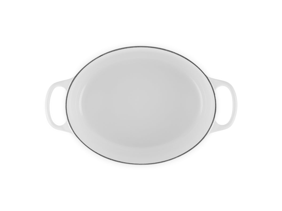 Le Creuset Bräter Signature oval weiss 29cm Freisteller 5