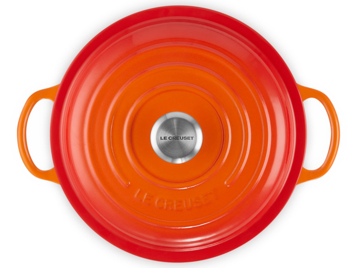Le Creuset Stew Pot Signature rund ofenrot 22cm Freisteller 4