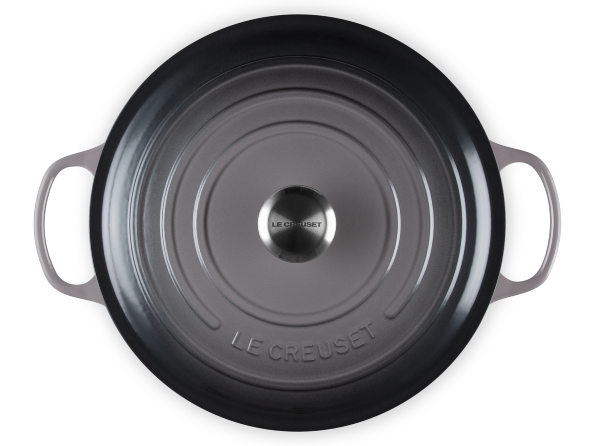 Le Creuset Gourmet-Bräter Signature rund flint 30cm Freisteller 5