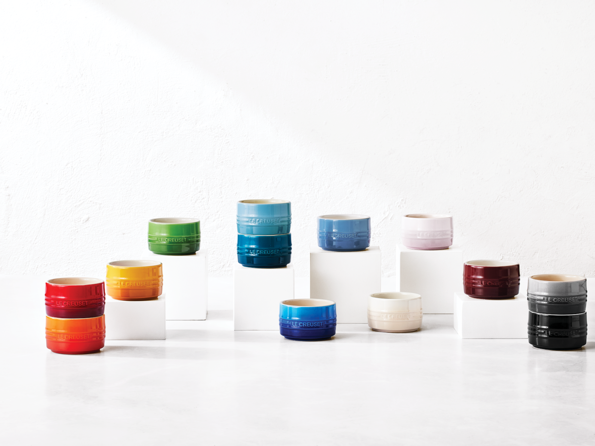 Le Creuset stapelbares Förmchen ofenrot 8cm Lifestyle 2