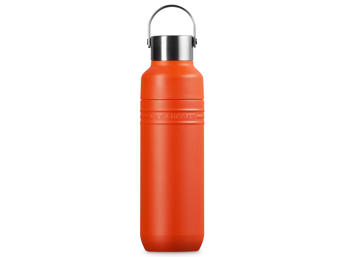 Le Creuset On The Go Trinkflasche ofenrot 500ml Freisteller 1
