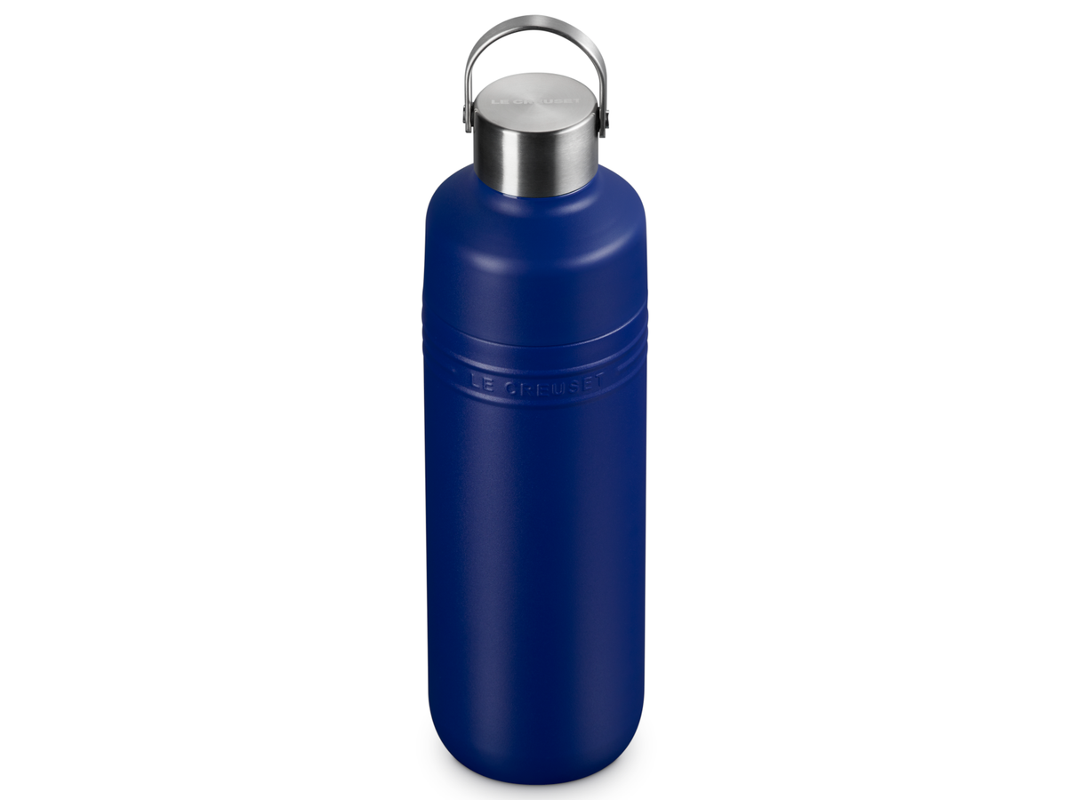 Le Creuset On The Go Trinkflasche azure 1l Freisteller 2