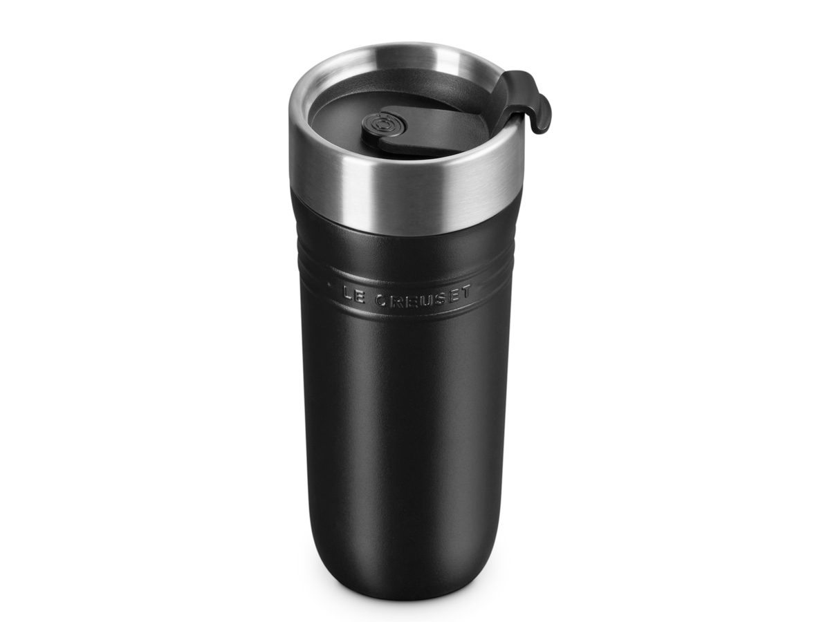 Le Creuset On The Go Thermobecher schwarz matt 350ml Freisteller 3