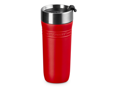 Le Creuset On The Go Thermobecher kirschrot 350ml Freisteller 1