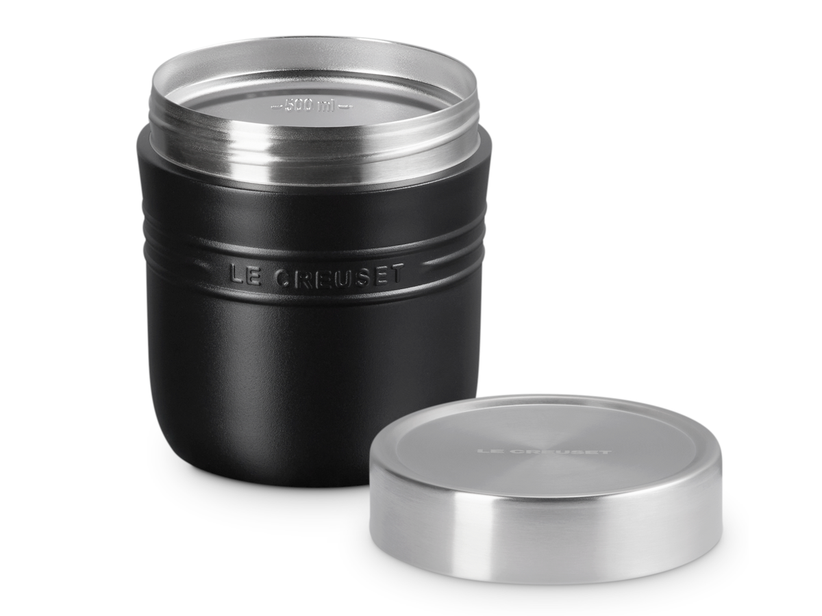 Le Creuset On The Go Thermobehälter schwarz matt 500ml Freisteller 2