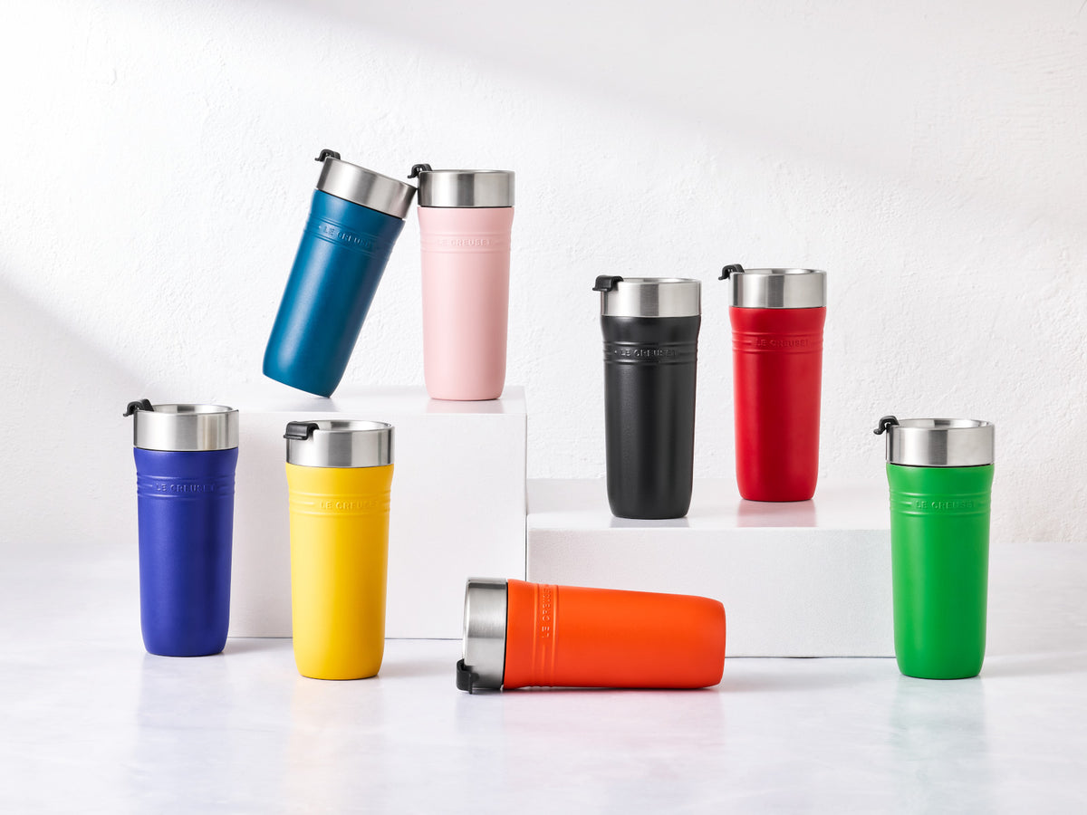 Le Creuset On The Go Thermobecher bamboo green 350ml Lifestyle 2