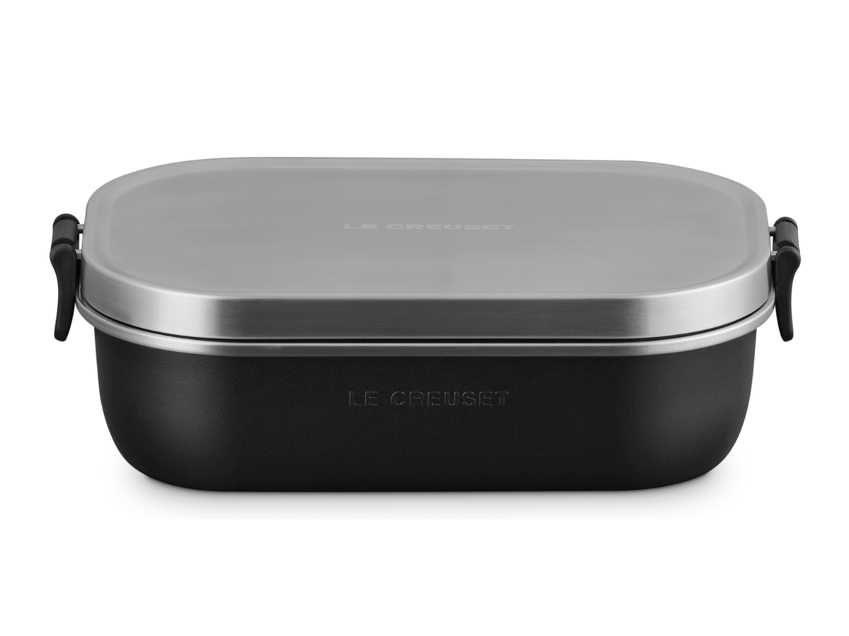 Le Creuset On The Go Lunchbox schwarz matt 900ml Freisteller 1