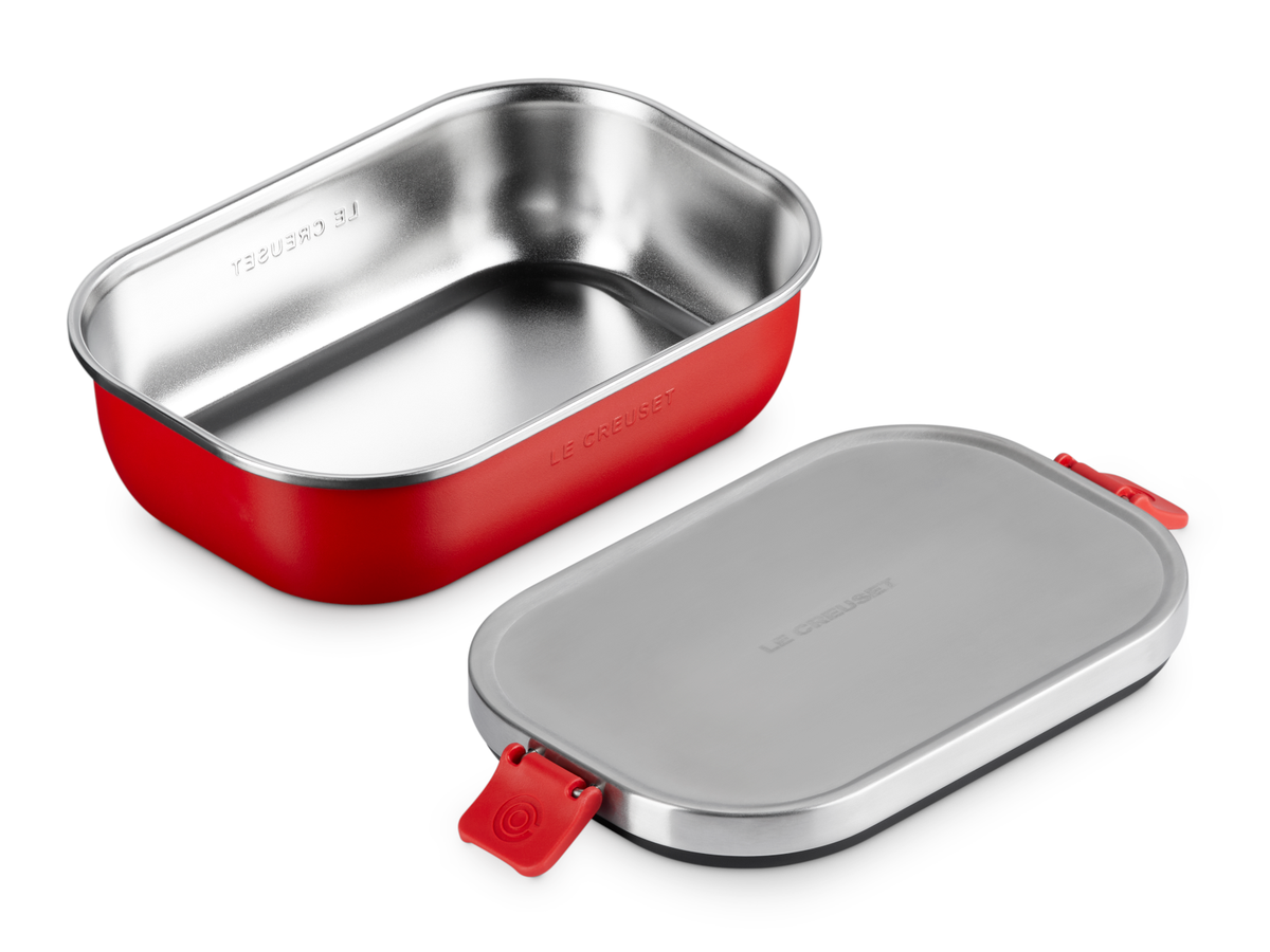 Le Creuset On The Go Lunchbox kirschrot 900ml Freisteller 3