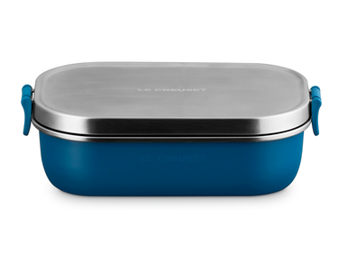 Le Creuset On The Go Lunchbox deep teal 900ml Freisteller 1