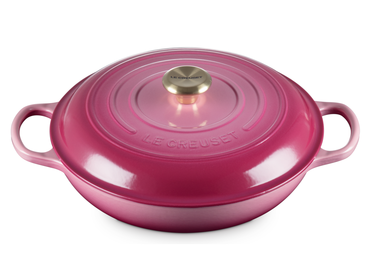 Les Creuset Gourmet-Profitopf Signature rund berry 30cm Freisteller 2