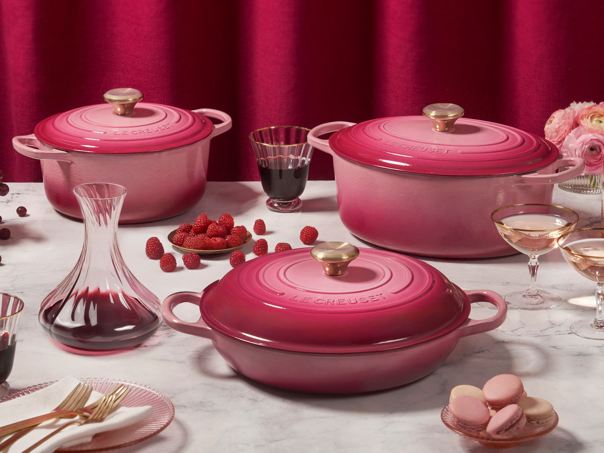 Les Creuset Gourmet-Profitopf Signature rund berry 30cm Lifestyle 2