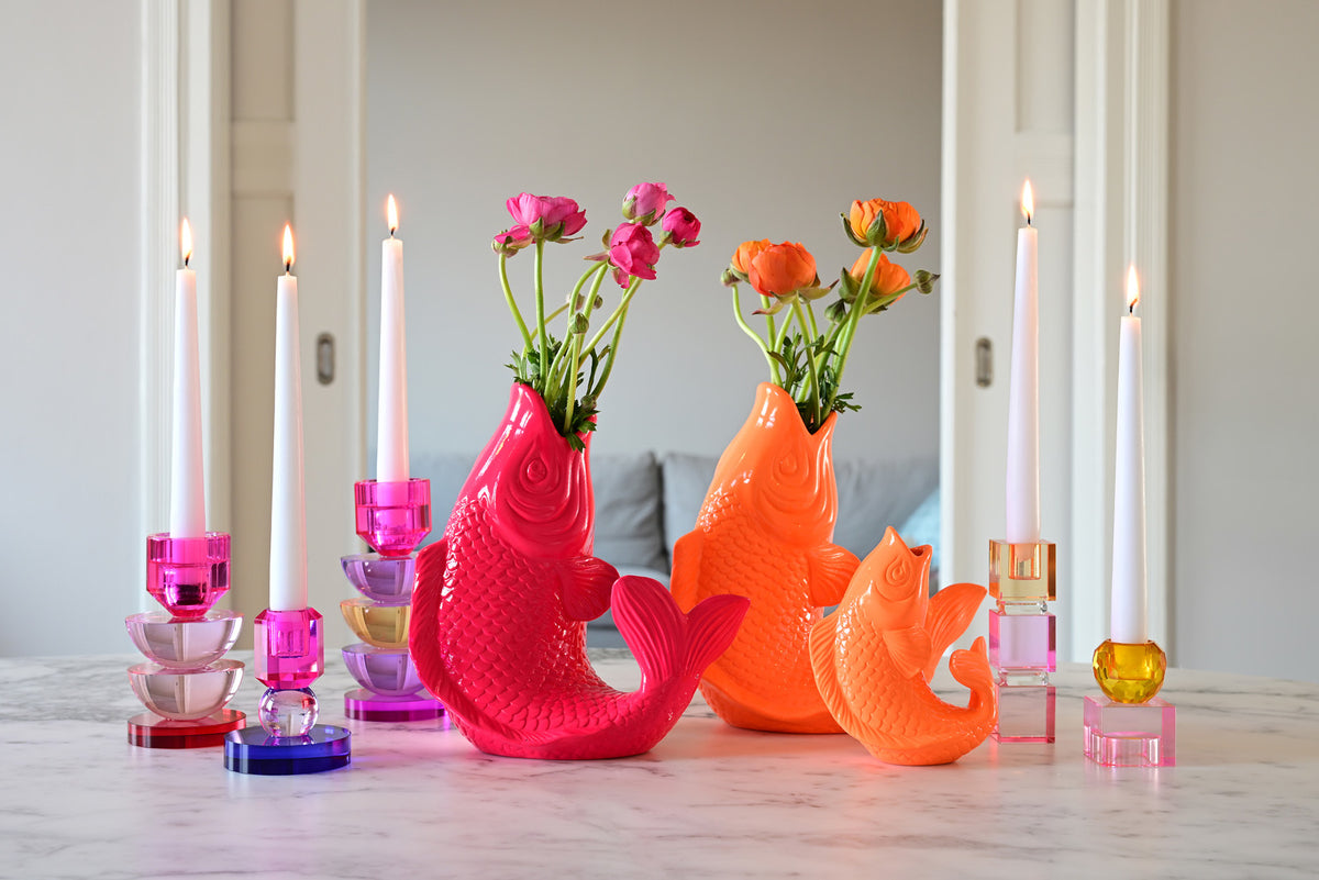 Giftcompany Mamsell Koi Fisch Vase XS tuscan sun 15,5cm Lifestyle 1